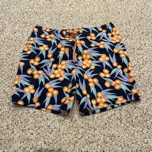 Patagonia Women's Stretch Planing Board Shorts Sz 4 Floral Blue Orange Outdoor